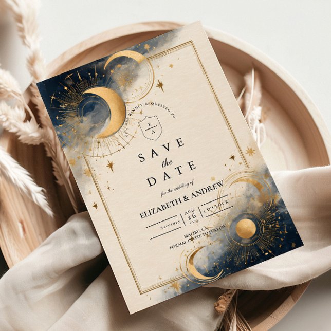 Save The Date Mariage Nuit Cosmique (Créateur téléchargé)