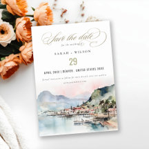 Mariage Paysage Aquarelle Kauai Hawaï