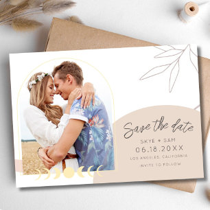 Save The Date Mariage photo céleste Boho