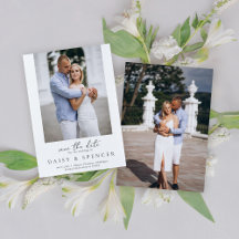 Mariage photo classique simple noir et blanc