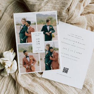 Save The Date Mariage Photo De Base Enregistrer L'Invitation Car