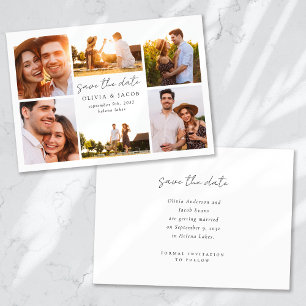 Save The Date Mariage photo de Calligraphie moderne