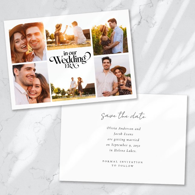 Save The Date Mariage photo de Calligraphie moderne (Créateur téléchargé)
