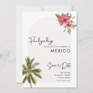 Save The Date Mariage photo de destination de plage