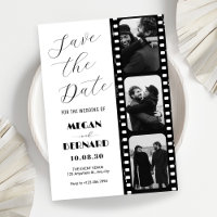 Mariage photo de rouleau de film tendance moderne 