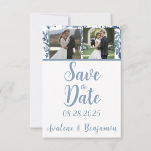 Save The Date Mariage photo de Toile de France vintage