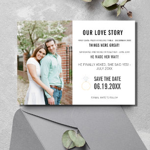 Save The Date Mariage photo Love Story