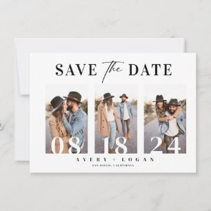 Save The Date Mariage Photo Moderne
