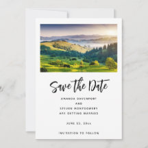Mariage Photo Paysage Naturel de Collines Ondoyant