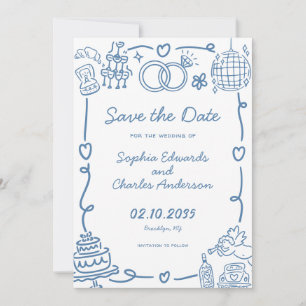 Save The Date Mariage photo photo avec photo à main lunaire