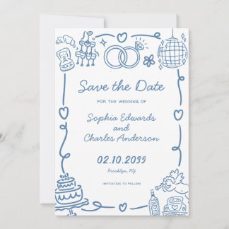 Save The Date Mariage photo photo avec photo à main lunaire