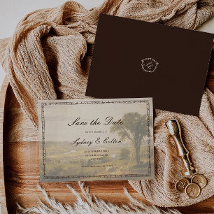 Save The Date Mariage Ranch Western Romantique Enregistrez La Da