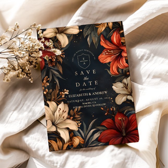 Save The Date Mariage Romantique Baroque (Créateur téléchargé)
