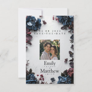 Save The Date Mariage romantique de Forêt profonde