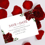 Save The Date Mariage romantique du Rose de Bourgogne Enregistre<br><div class="desc">Mariage romantique du Rose de Bourgogne Enregistrer la date Voir l'invitation correspondante et la collection</div>