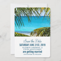 Mariage romantique Turquoise Tropical Beach
