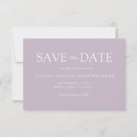Mariage simple moderne boueux boueux Sauvez la dat