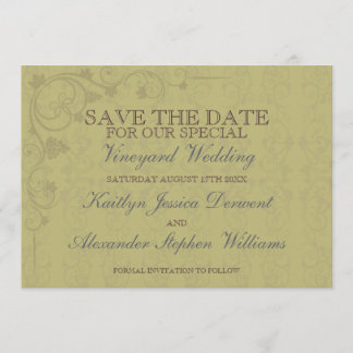 Save The Date Mariage Spécial Vignoble Enregistrer La Date