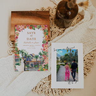 Save The Date Mariage sur mesure avec illustration du lieu Royal