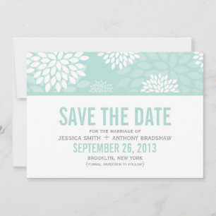 Save The Date Mariage Sweet Dahlias