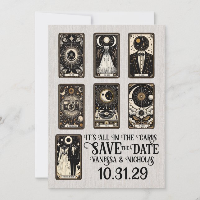 Save The Date Mariage Tarot (Devant)