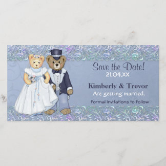 Save The Date Mariage Teddy Bear Enregistrer La Date