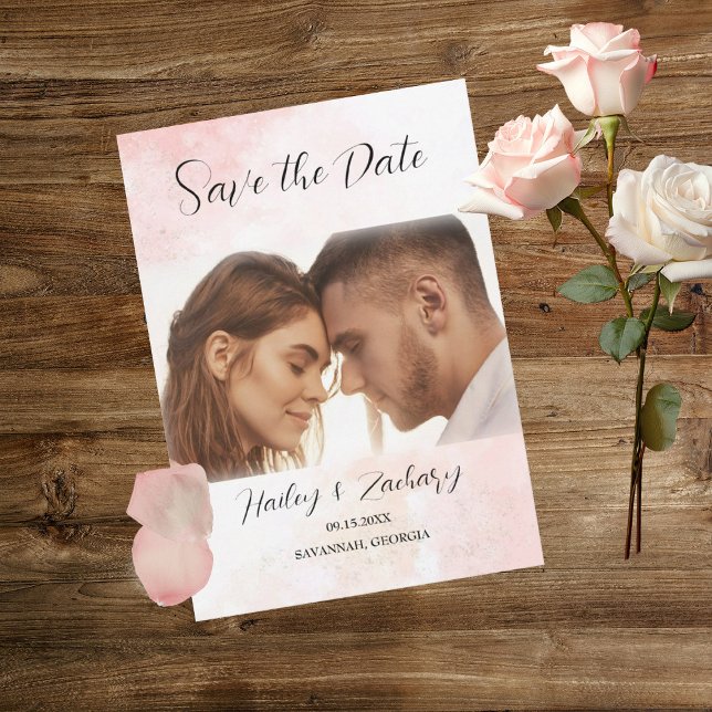 Save The Date Mariage Whispers rose (Créateur téléchargé)