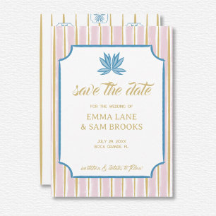 Save The Date Mariage White Lotus