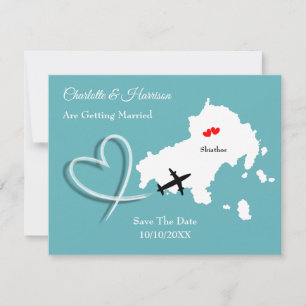 Save The Date Mariages Destination Skiathos Sauvegarder La Date