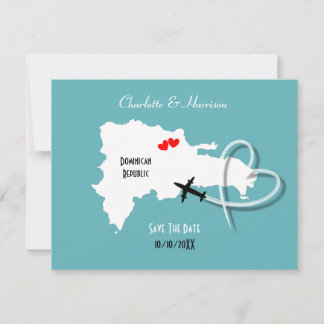 Save The Date Mariages République dominicaine Sauvegarder la dat