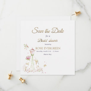 Save The Date Mariée Épanouie
