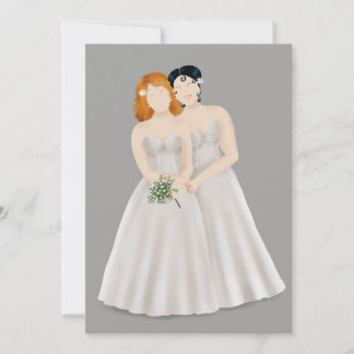 Save The Date Mariée et mariée