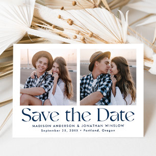 Save The Date Marine Vintage moderne Letting 2 photo