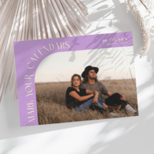 Save The Date Marquez vos calendriers Photo à encadrement incurv