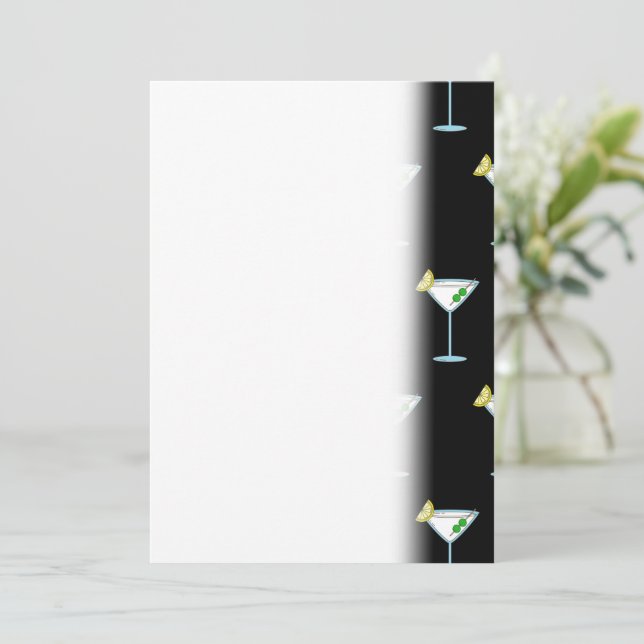 Save The Date Martini Amateurs Cocktail Verre Bartender Alcool (Debout devant)