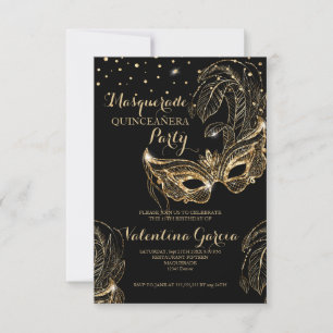 Save The Date Masquerade parties scintillant quinceanera masque 