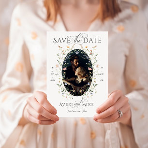 Save The Date Meadow Fleur sauvage Rustic Boho Mariage