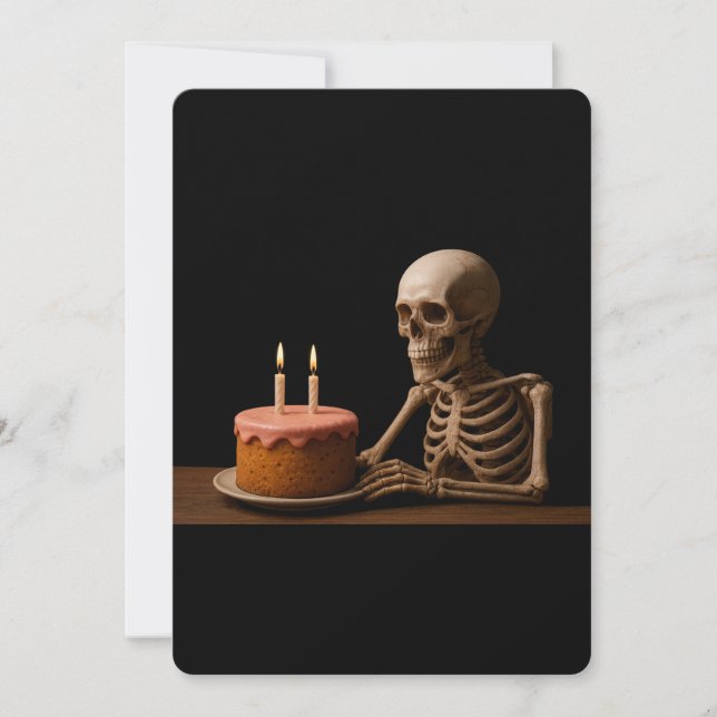 Save The Date Même les squelettes méritent une part d'anniversai (Devant)