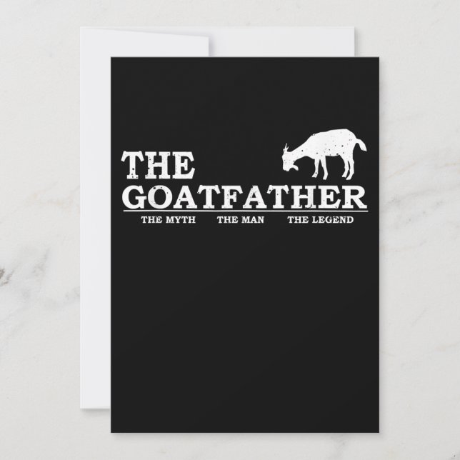 Save The Date Men Goat Far Pet Lover Fars Day (Devant)