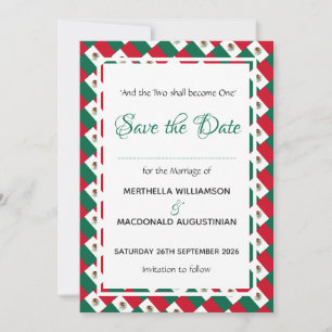 Save The Date MEXICO Fête Mariage personnalisée Occasion