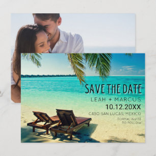Save The Date Mexique Destination Beach Wedding Enregistrer la d