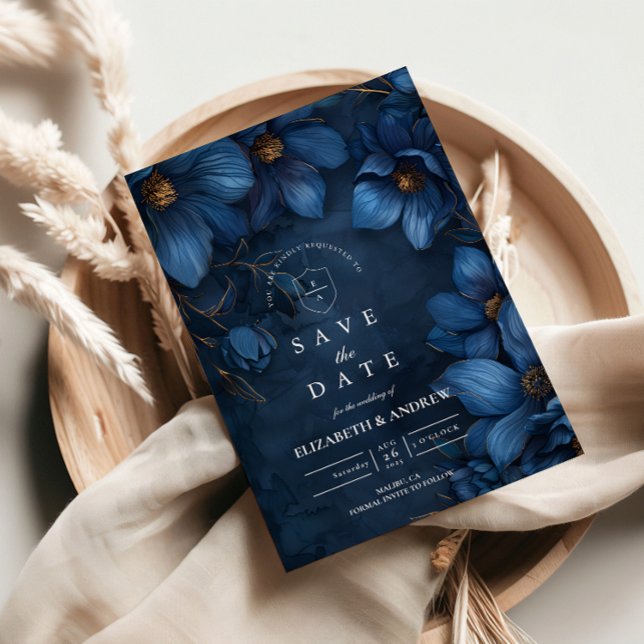Save The Date Midnight Copper Garden Wedding (Créateur téléchargé)