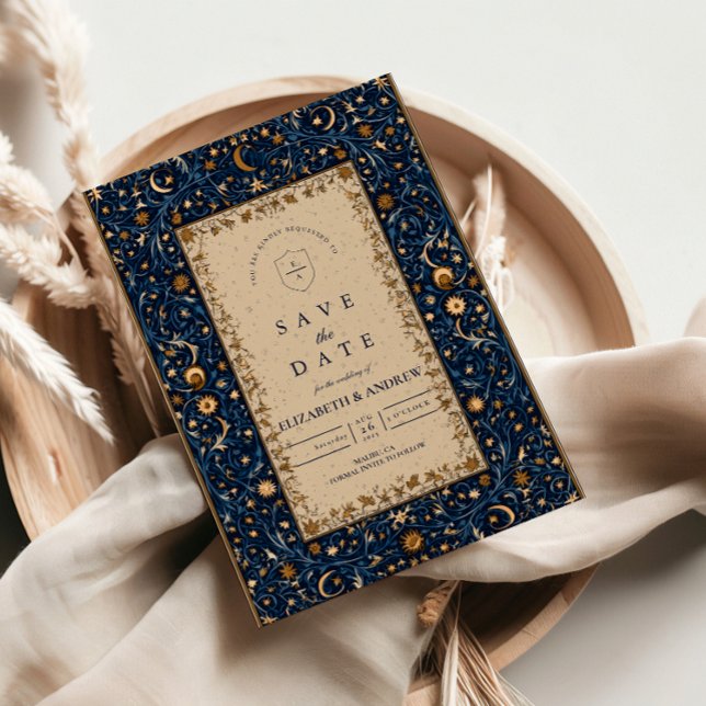 Save The Date Midnight Stars Celestial Wedding (Créateur téléchargé)