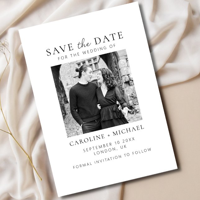 Save The Date Miniature noir blanc (Créateur téléchargé)