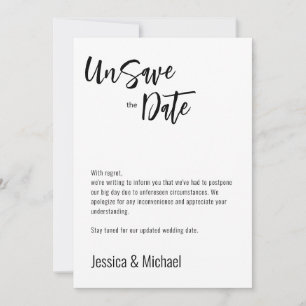 Save The Date 💍 minimaliste 2face élégant UnEnregistrer la date