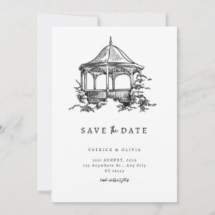 Save The Date Minimaliste Économisez La Date Élégant Mariage