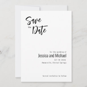 Save The Date 💍 minimaliste élégant