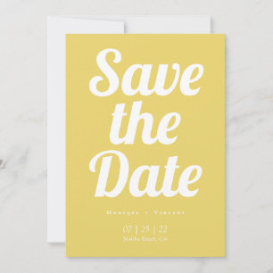 Save The Date Minimaliste Enregistrer la date