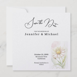 Save The Date Minimaliste Moderne Simple Élégant Professionnel