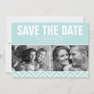 Save The Date Mint Mariage moderne Enregistrer la date